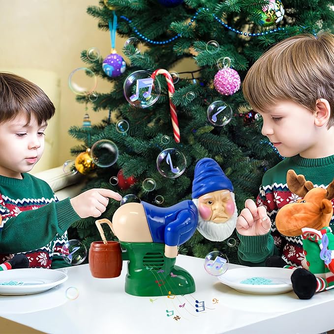 🎅 Santa Claus Bubble Machine – Funny Farting Santa Toy with Lights, Music & Bubbles | A Must-Have Christmas Hit for Kids’ Holiday Fun!🎁