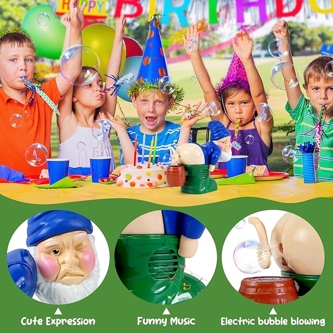 🎅 Santa Claus Bubble Machine – Funny Farting Santa Toy with Lights, Music & Bubbles | A Must-Have Christmas Hit for Kids’ Holiday Fun!🎁