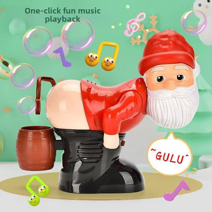 🎅 Santa Claus Bubble Machine – Funny Farting Santa Toy with Lights, Music & Bubbles | A Must-Have Christmas Hit for Kids’ Holiday Fun!🎁