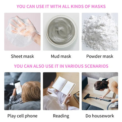 3D Silicone Face Mask Women Skin Care Moisturizing Lifting Firming Anti Wrinkle Reusable Gel Sheet Mask Facial Skin Care Tool